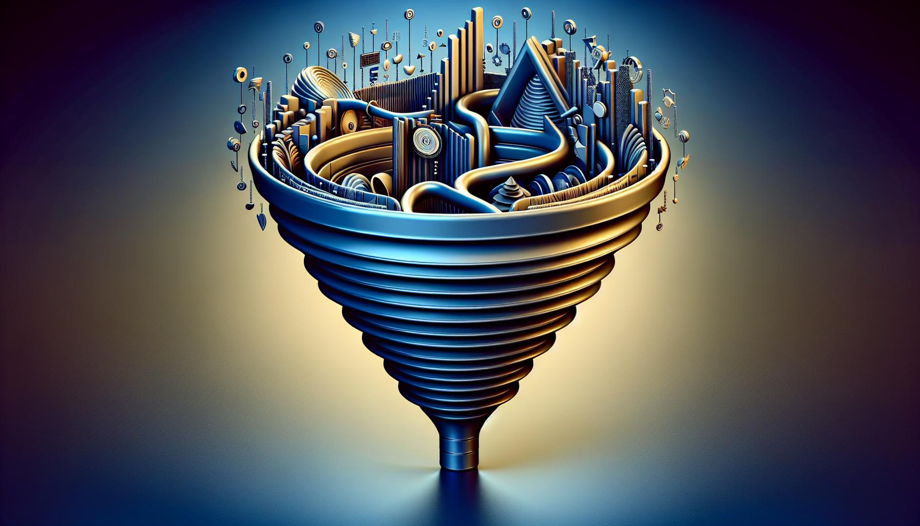 powerpoint funnel chart